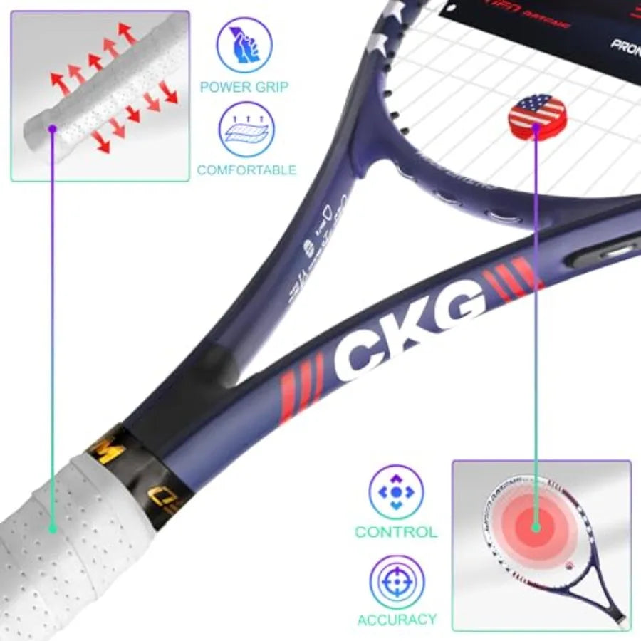 Adults 27 Inch Tennis Racquets Set