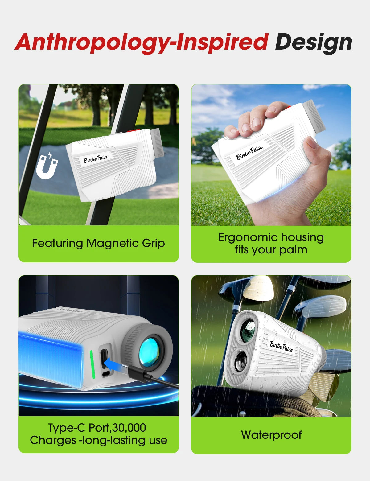 1300 Yards Range Finder Golf 6X Mag/slope