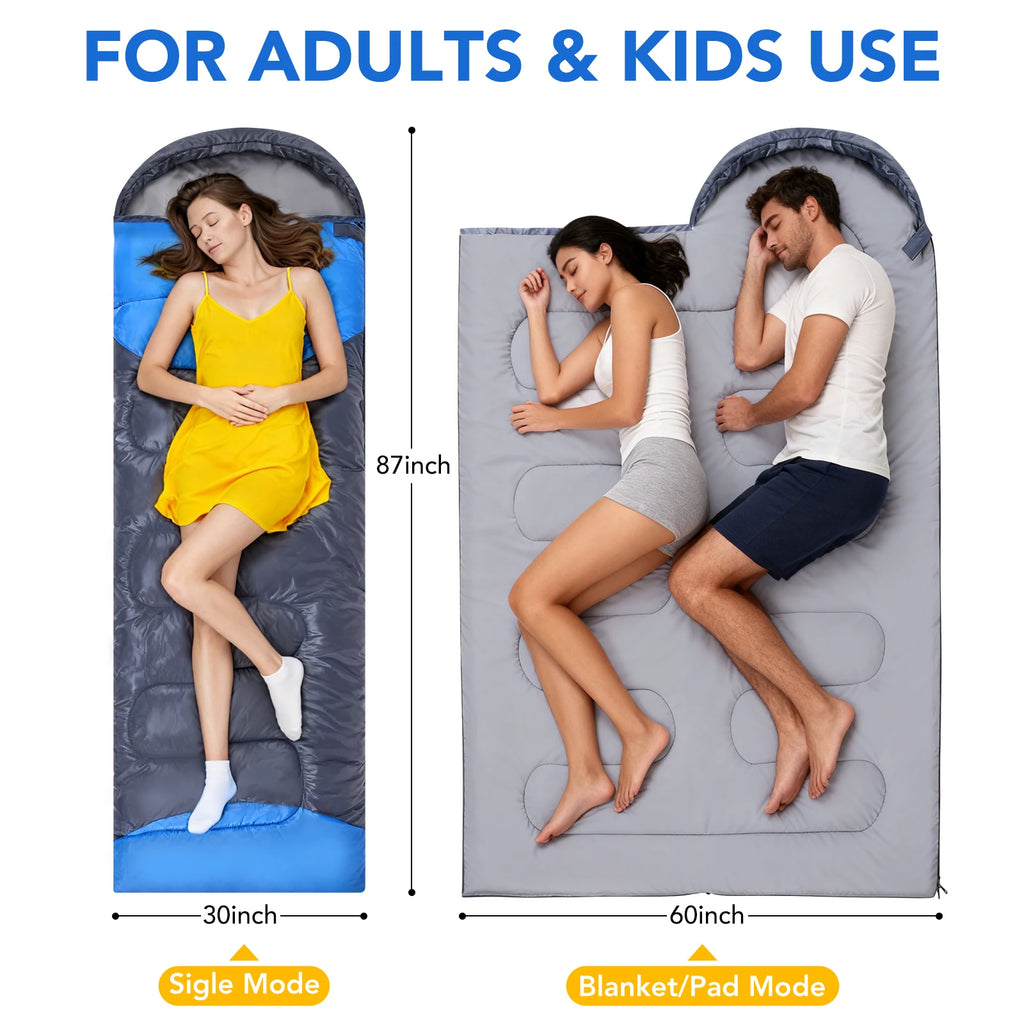 Camping Sleeping Bag Ultralight Waterproof