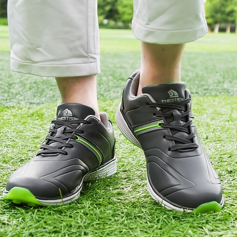 Men Waterproof Golf Sport Shoes
