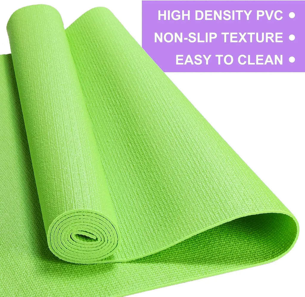 3 mm Thin Yoga Mats Lightweight PVC
