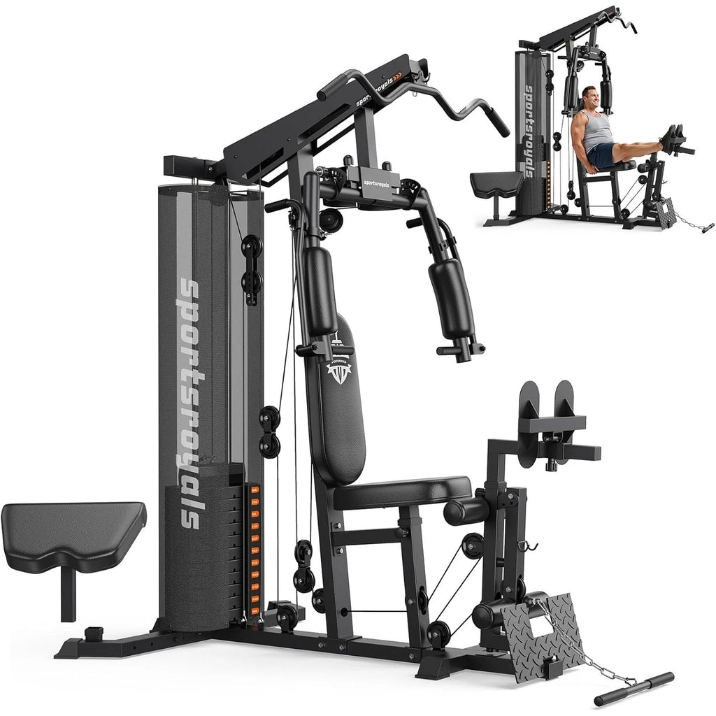 Home Gym Equipment, 150LBS Weight Stack