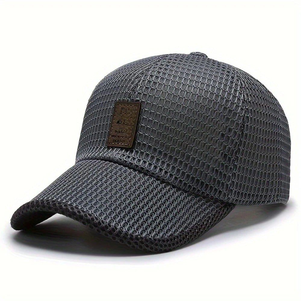 Fashionable and Breathable Baseball Cap for Couples, Quick-Drying Mesh Outdoor Sports Golf Sun Hat