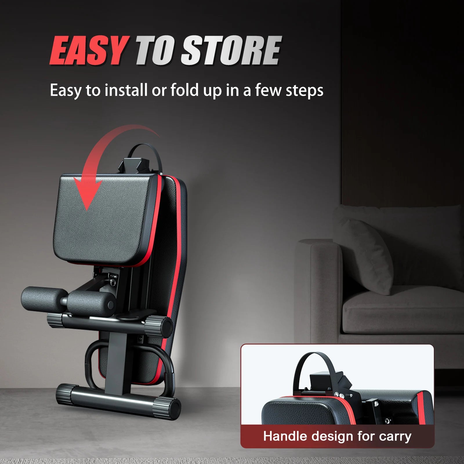 Foldable Weight Bench Dumbbell 14-in-1
