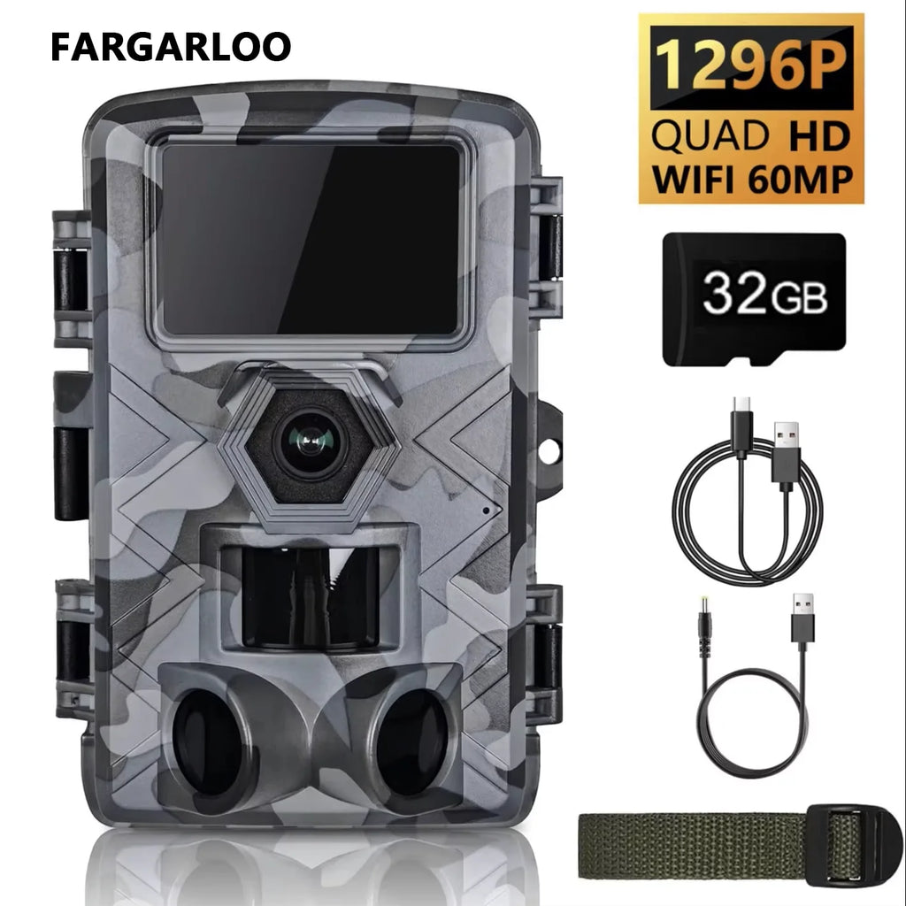 WiFi Trail Camera, 60MP