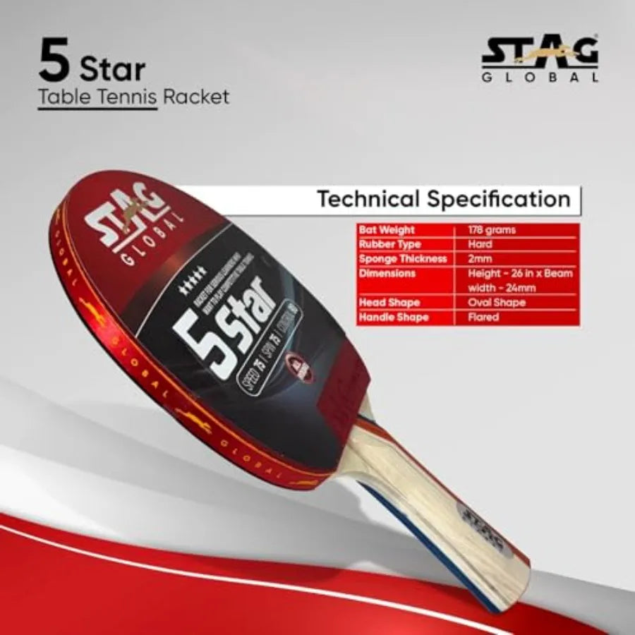 Table Tennis Racket, Professional and Intermediate Level