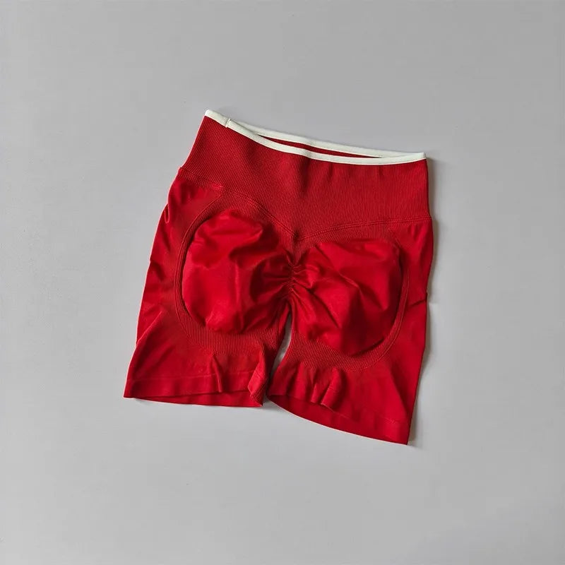 Women's High Waist Seamless Yoga Shorts