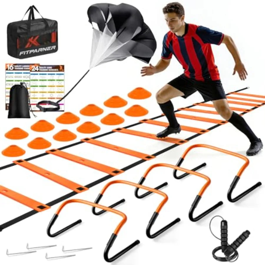 Agility Ladder, Soccer Football Training Equipment Set