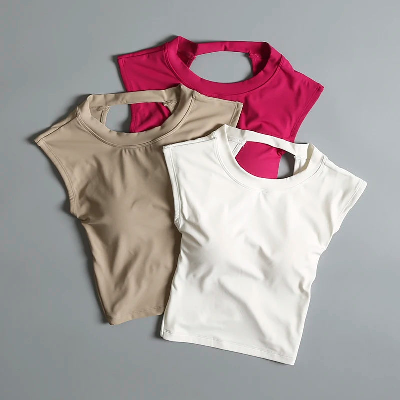 Sports Padded T-shirt Vest Women's