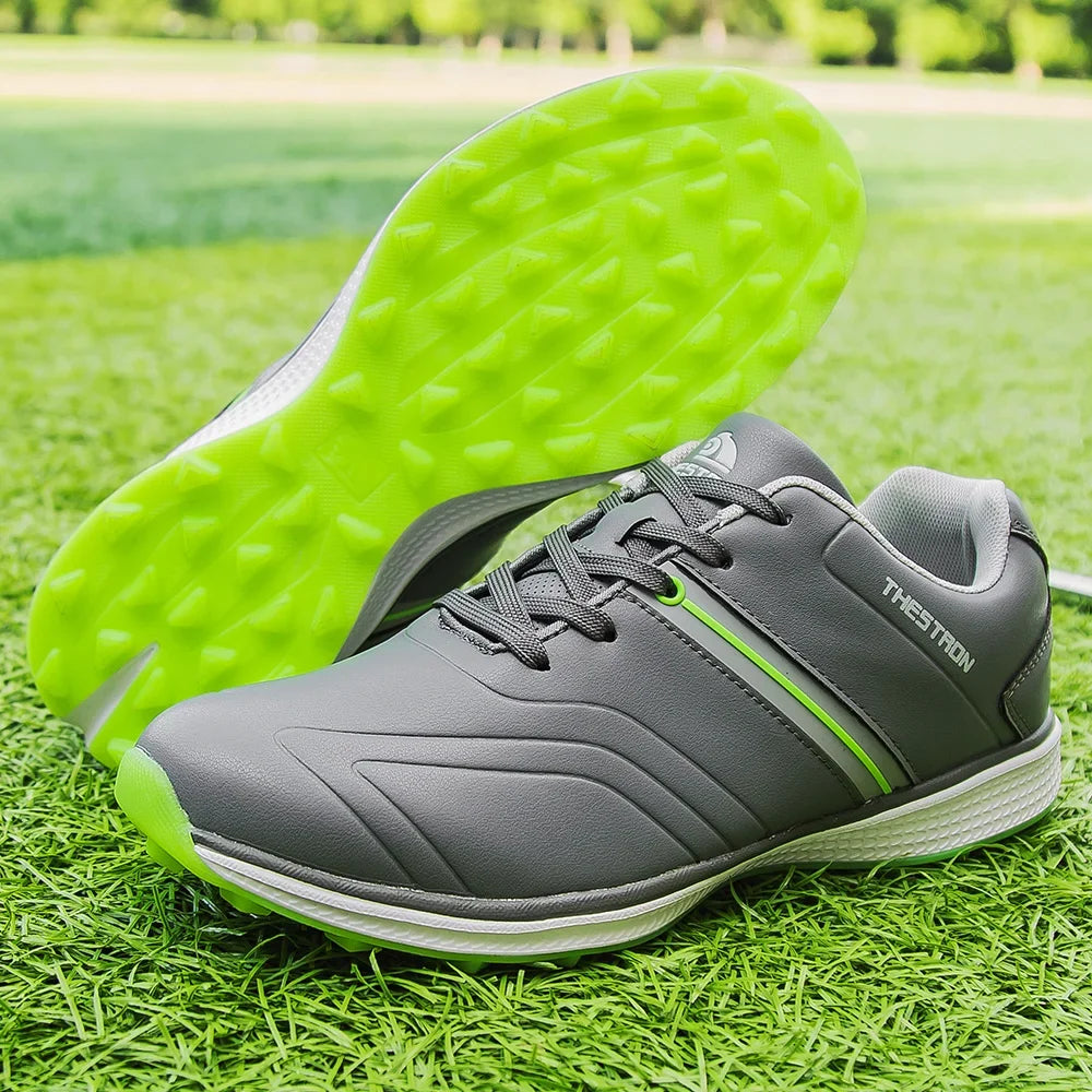 Men Waterproof Golf Sport Shoes