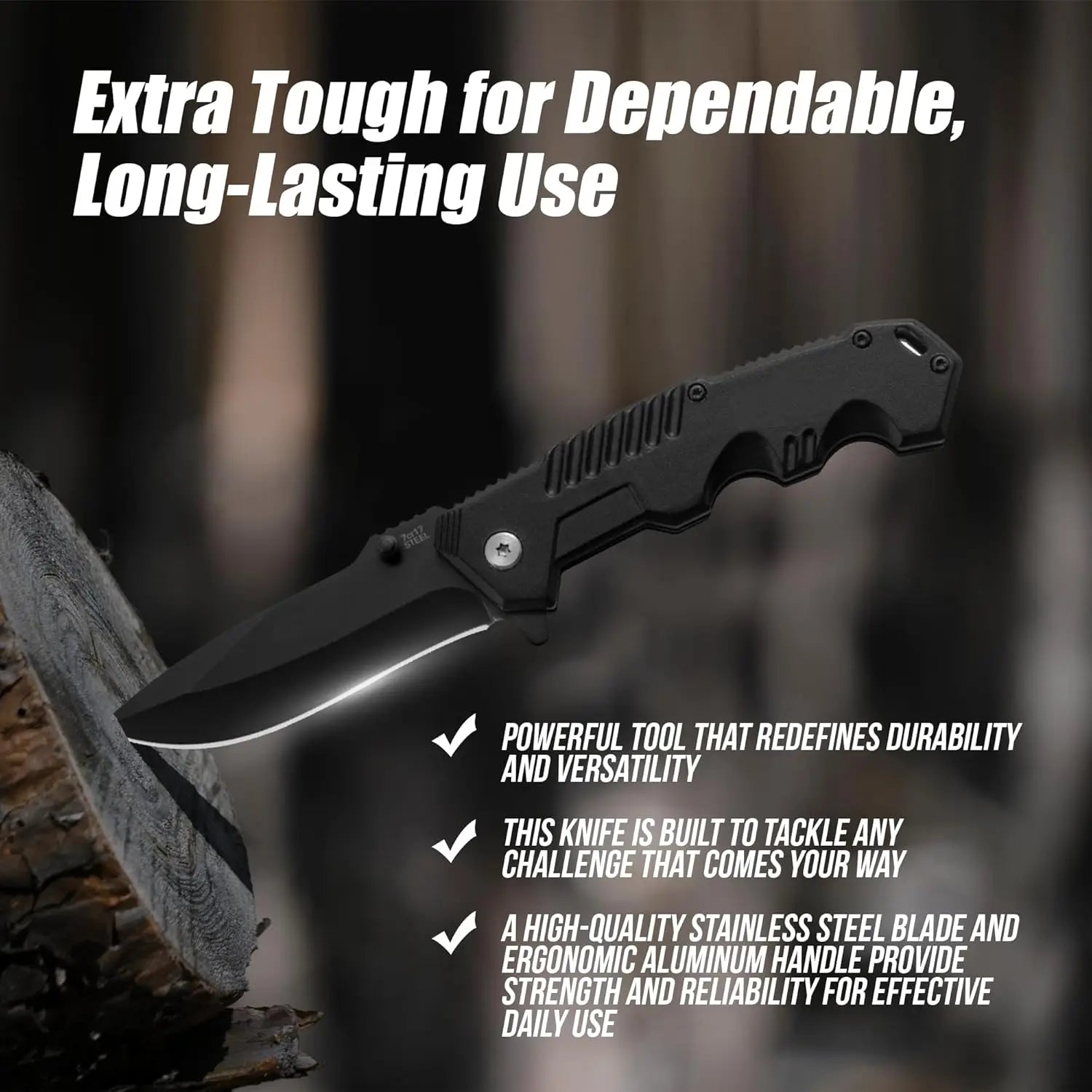 Folding pocket knife with pocket clip