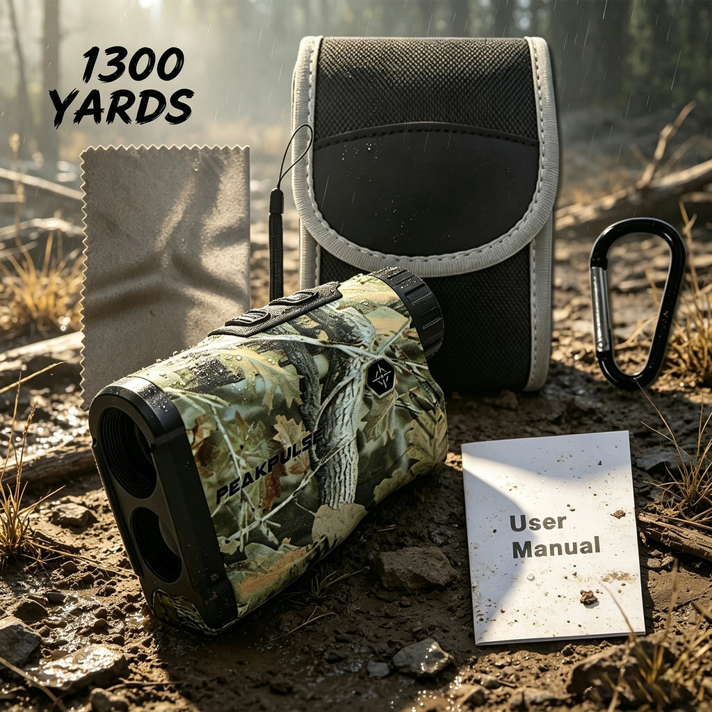 Laser Rangefinder 1300 Yards, 6X Magnification