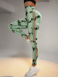 Tie Dye Seamless Leggings for Women