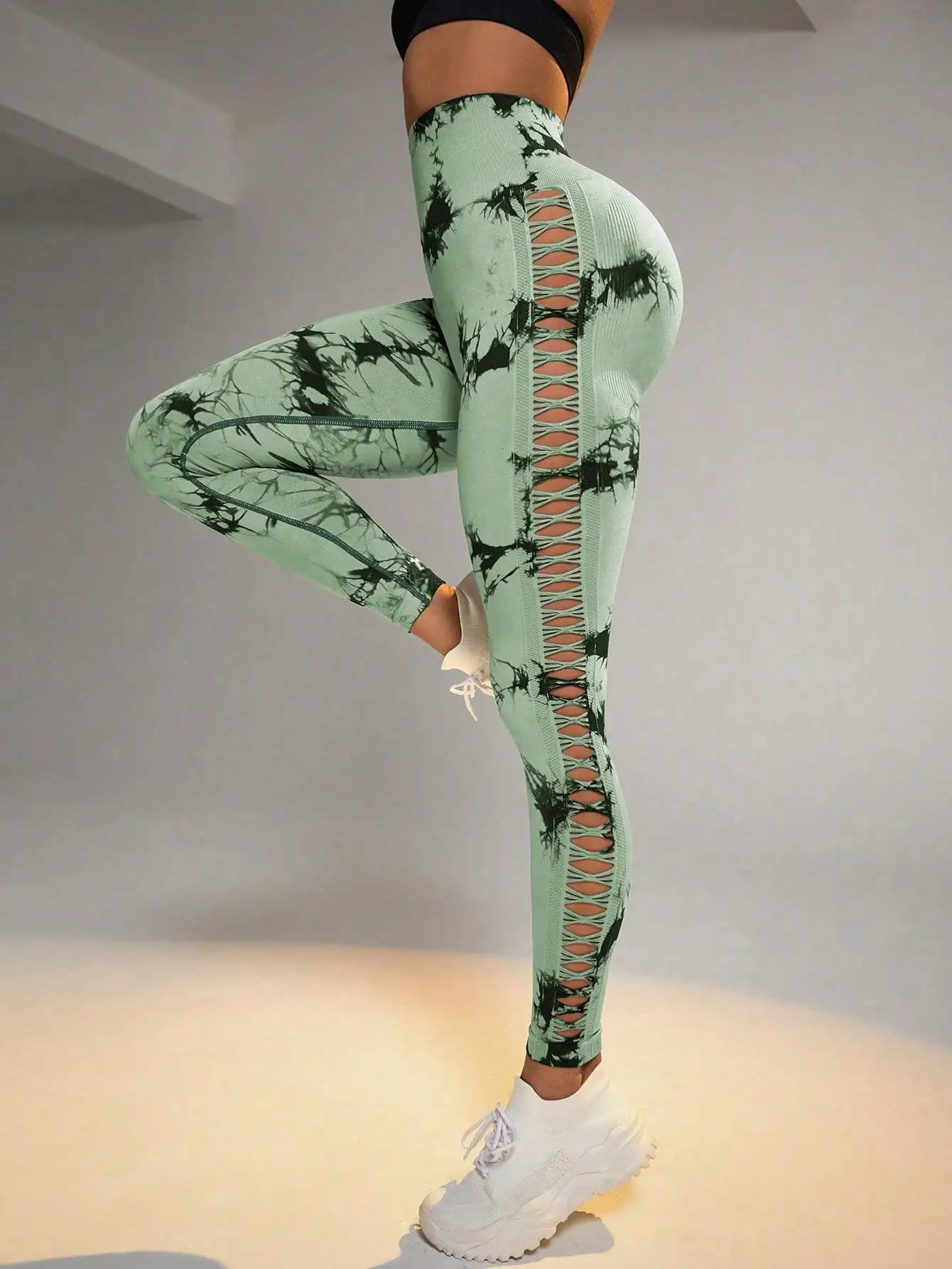 Tie Dye Seamless Leggings for Women