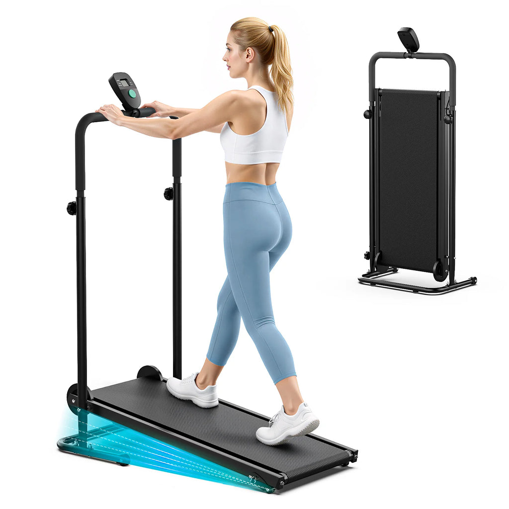 Non-Motorized Foldable Workout Treadmill
