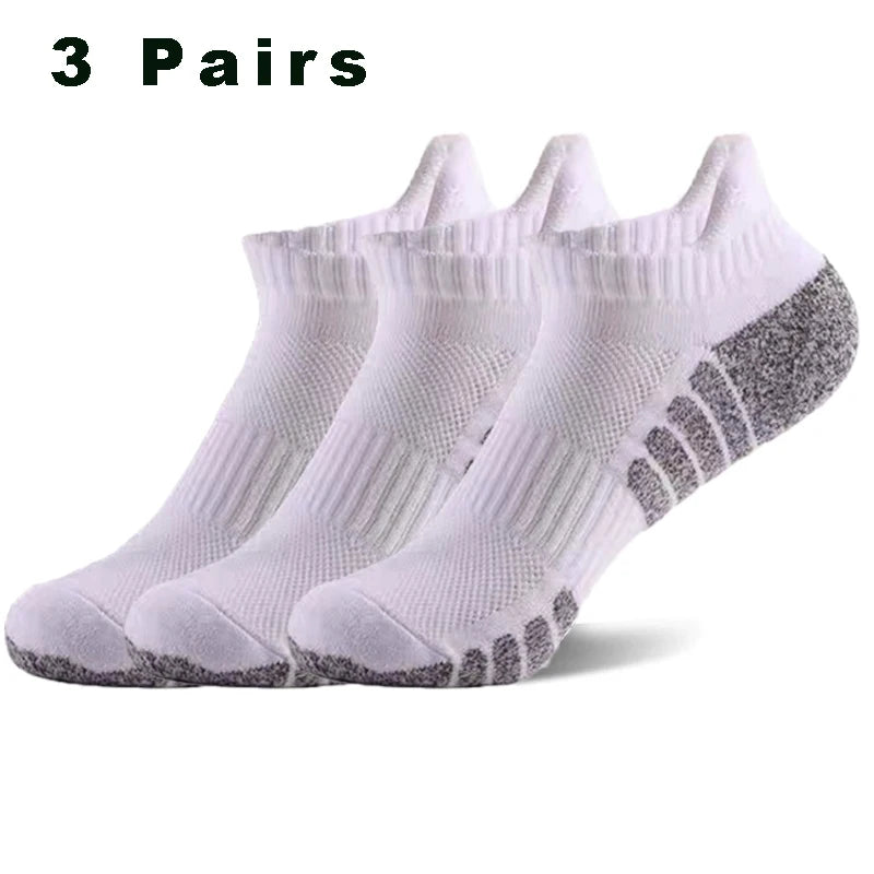 3 Pairs Professional Men's Fitness Ankle Socks
