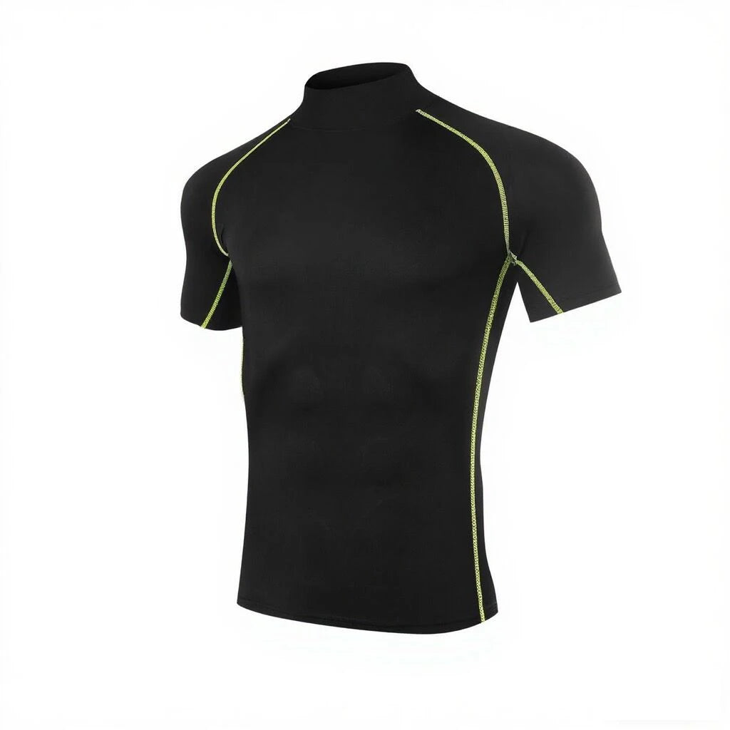 Compression T Shirt Men Bodybuilding Short Sleeve