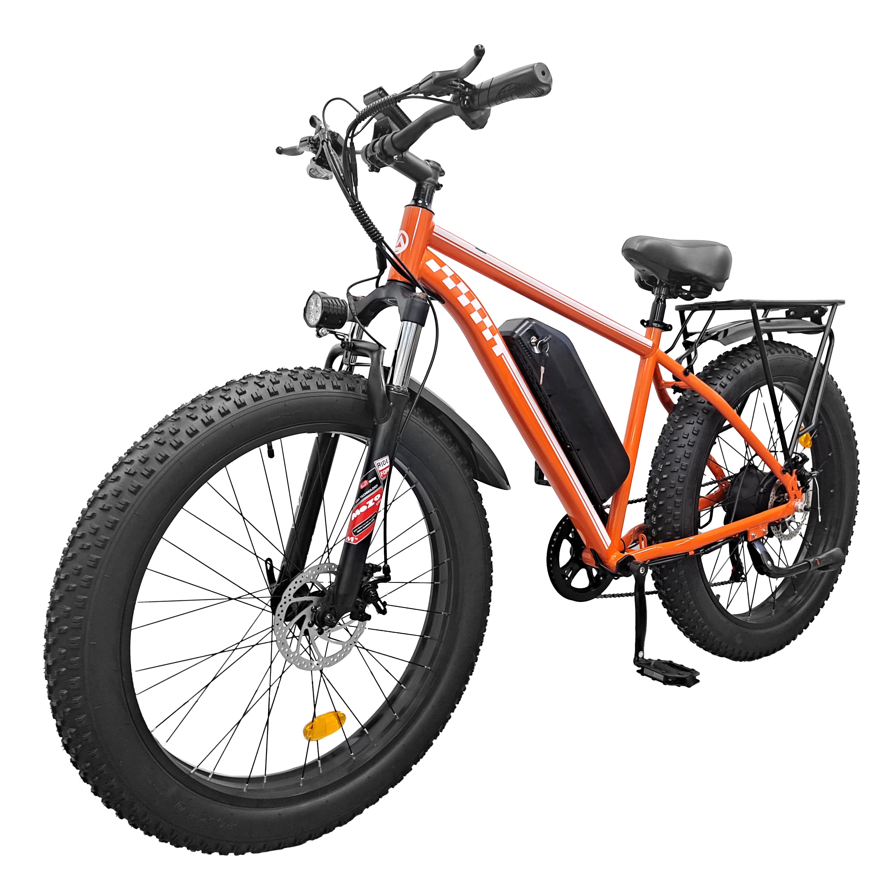 Orange Electric Bike for Adults 1000W