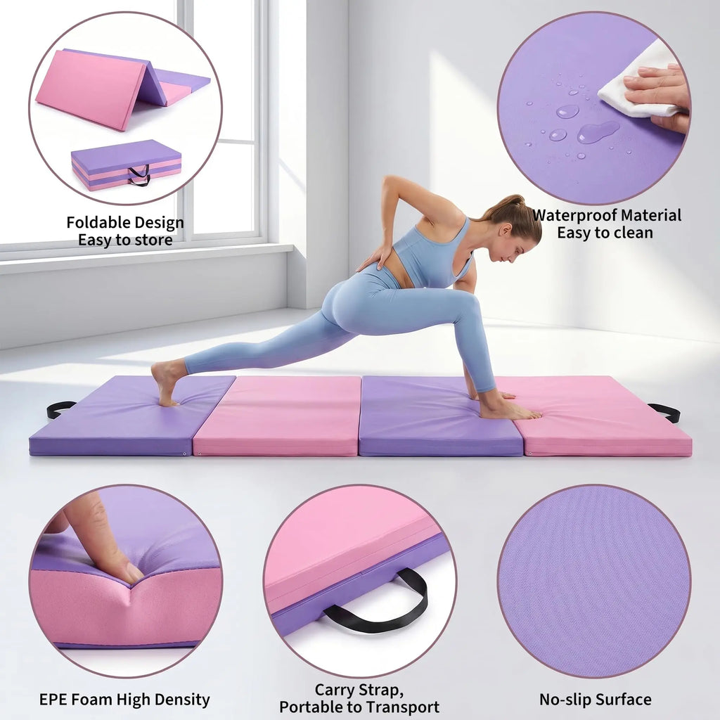 6x3 Ft Gymnastics Mat 2'' Thick