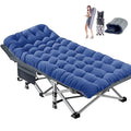 Oversized XXL Folding Camping Cot with Mattress