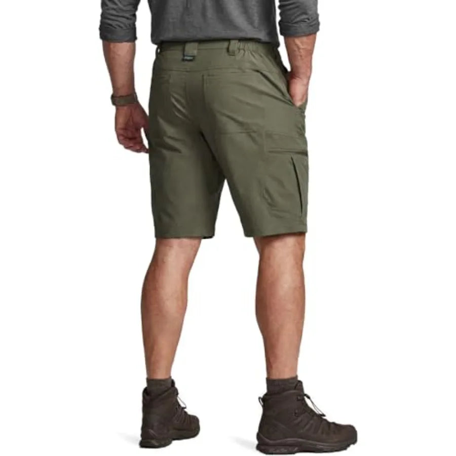 Men's Quick Dry Stretch Hiking Cargo Shorts,
