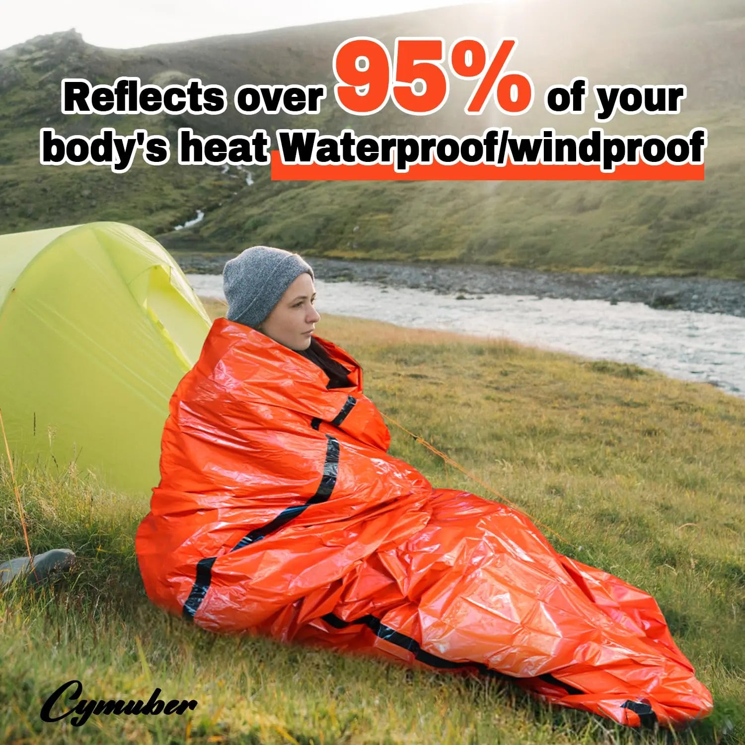 2-Pack Emergency Sleeping Bag