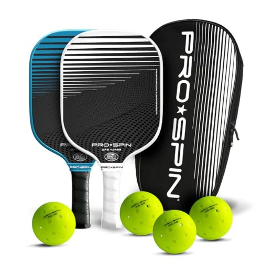 Carbon Fiber Pickleball Paddles Set of 2