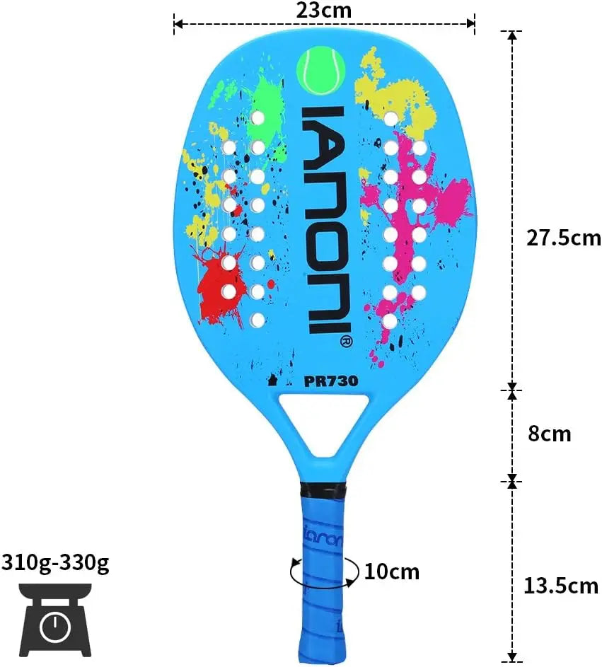 Beach Tennis Racket Carbon Fiber