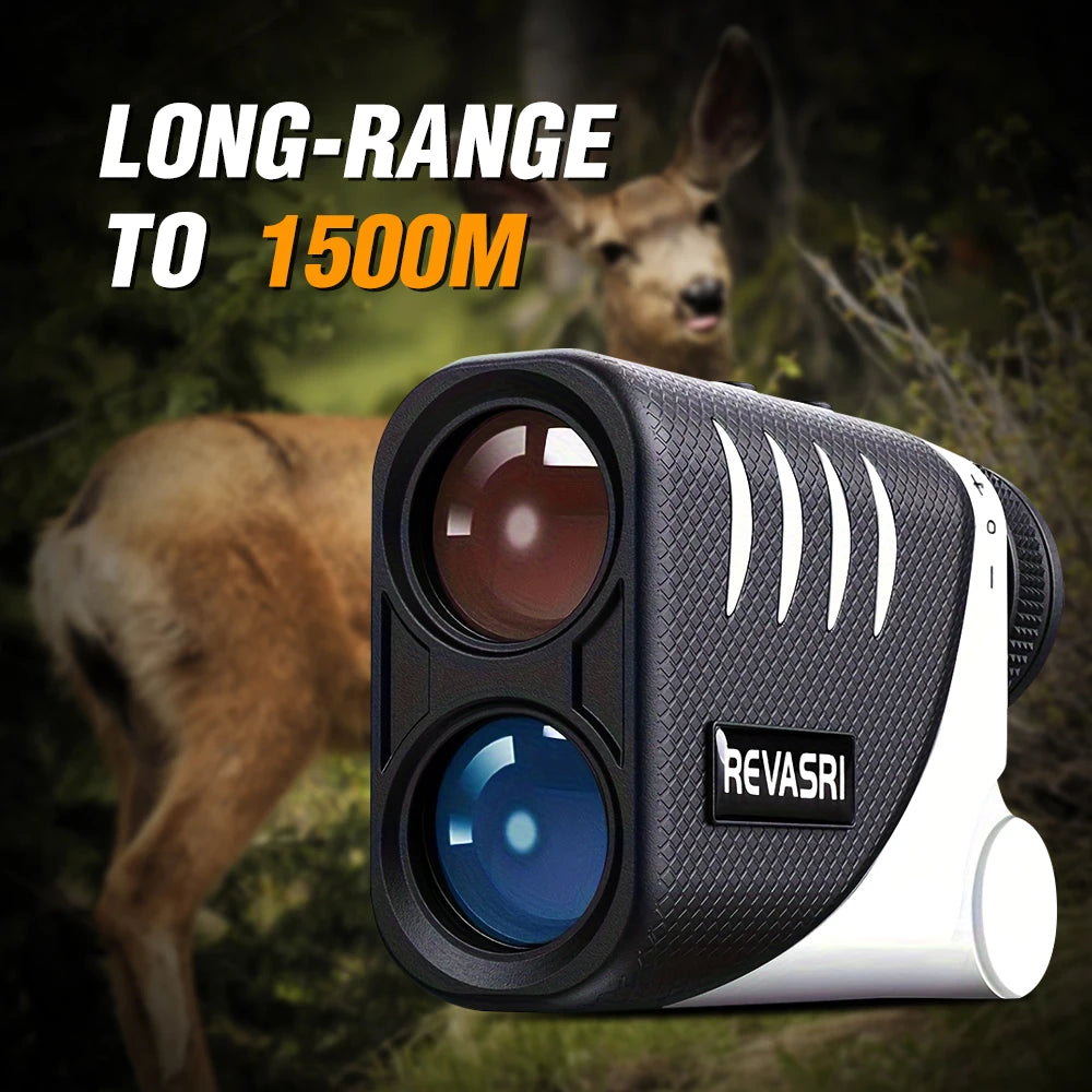 1500M Golf Rangefinder, Slope-Compensated