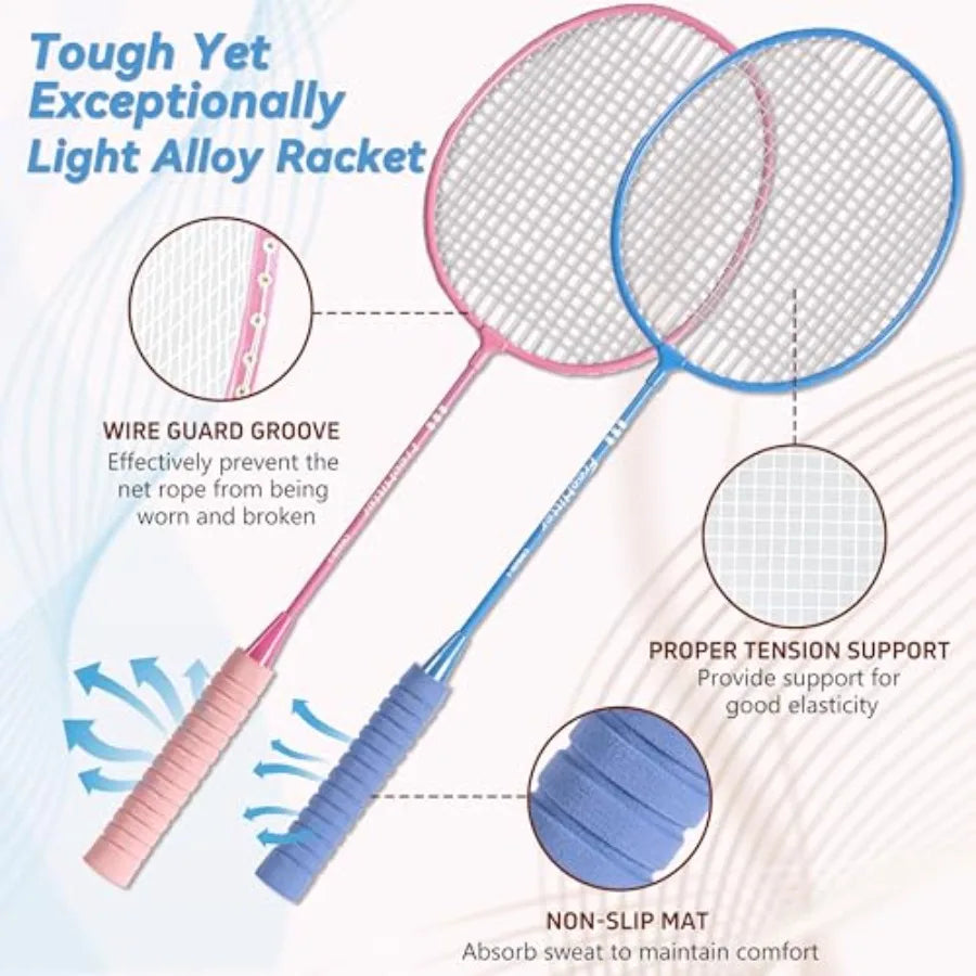 Badminton Set for Family and Beginners
