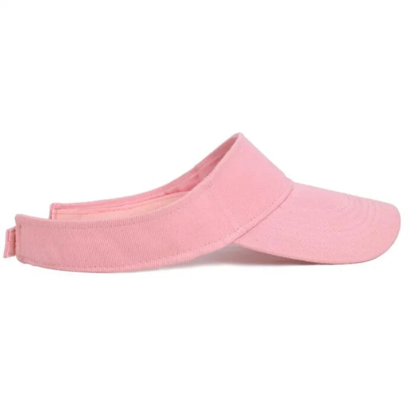 Unisex Solid Color Sun Caps
