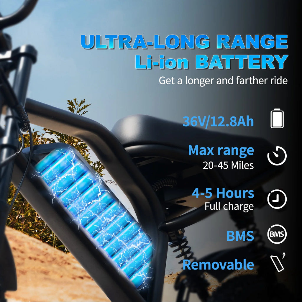 Mountain Electric Bike 16" Fat Tire