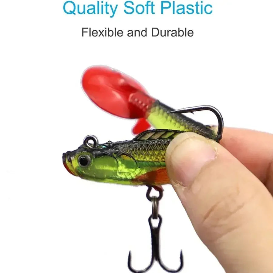 6PCS Wobblers Artificial Fishing Baits