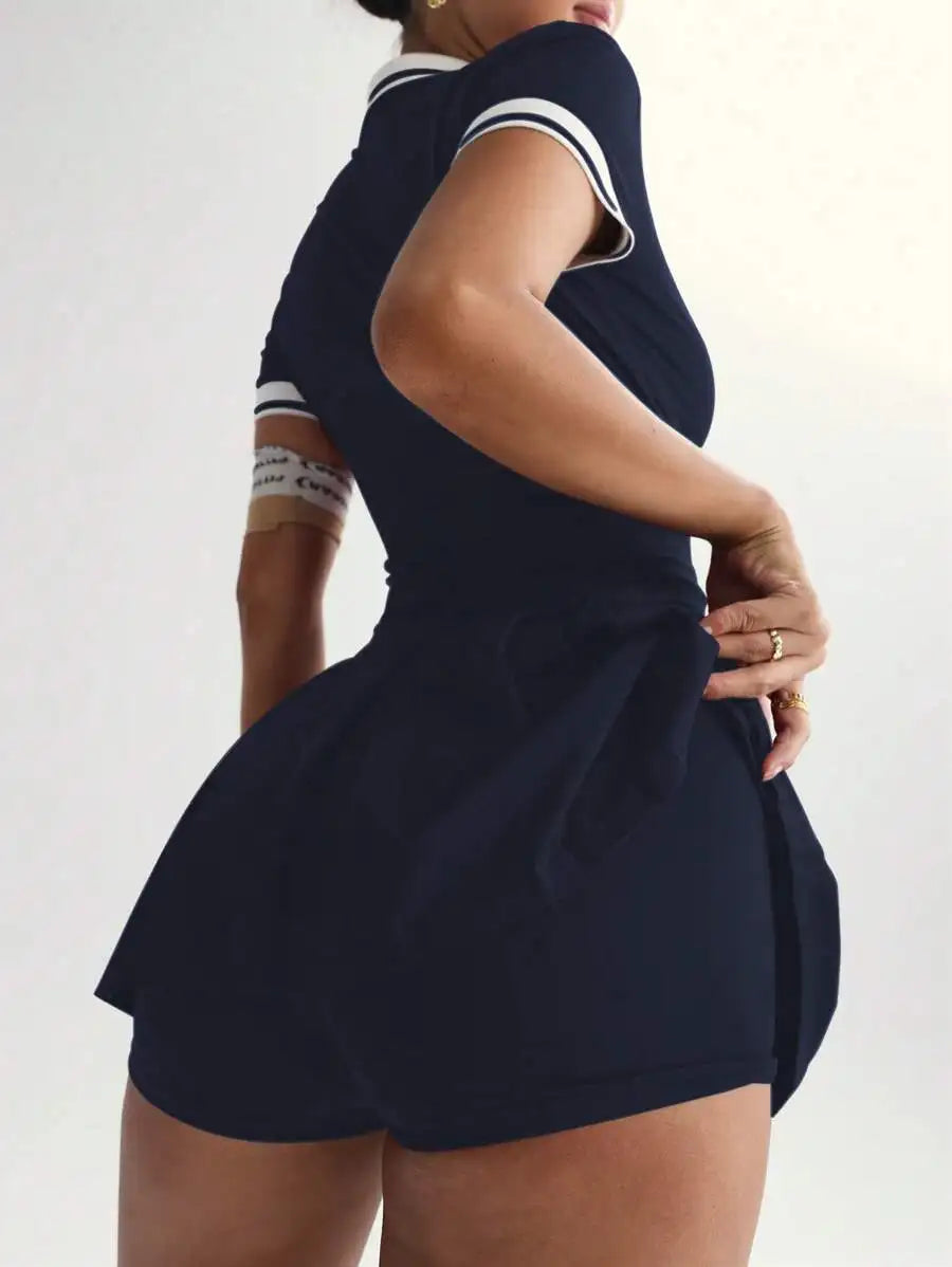 Tennis Dress With Flared Skirt