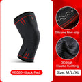 Compression knee support sleeve
