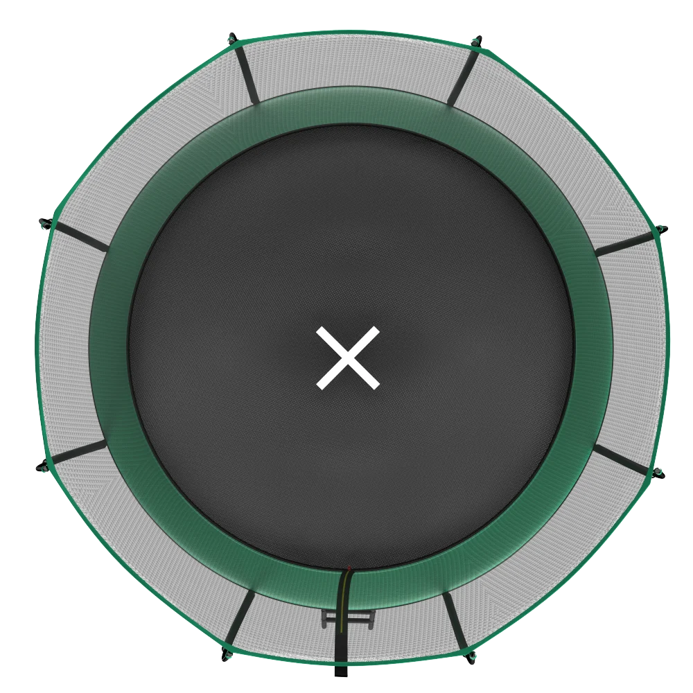 10FT Springfree Gapless Trampoline - Green