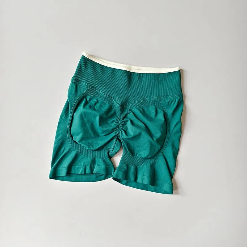 Women's High Waist Seamless Yoga Shorts