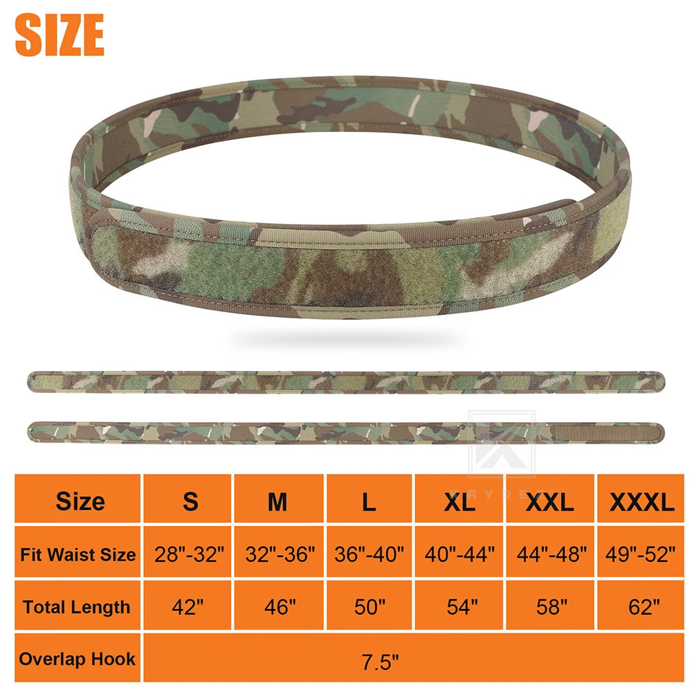 Tactical Buckleless Nylon Inner Belt