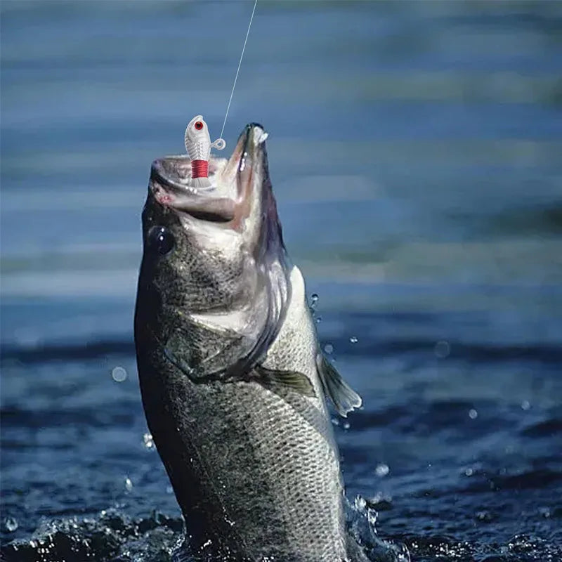 3pcs Bucktail Jig Heads Fishing Lures