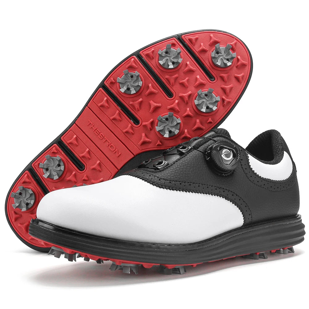 Spiked Men Golf Shoes Waterproof