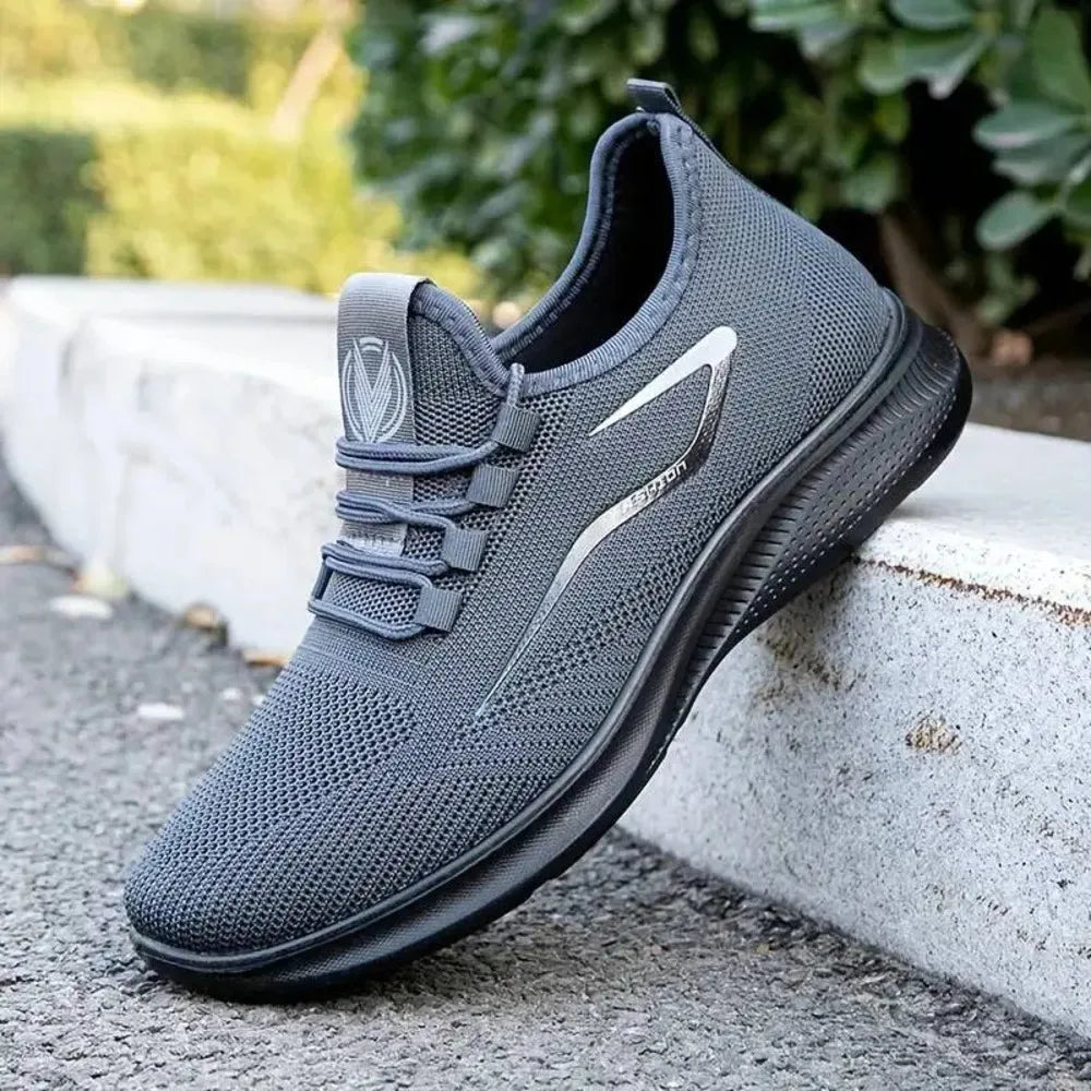 Breathable Lightweight Men's Knit Sneakers