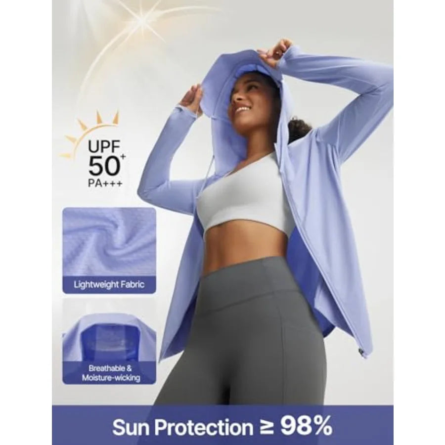 Women's Sun Jacket with Removable Brim