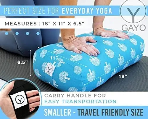 Yoga Pillow Set Extra Washable Cover