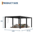 All-Weather Hardtop Gazebo With Integrated Drainage