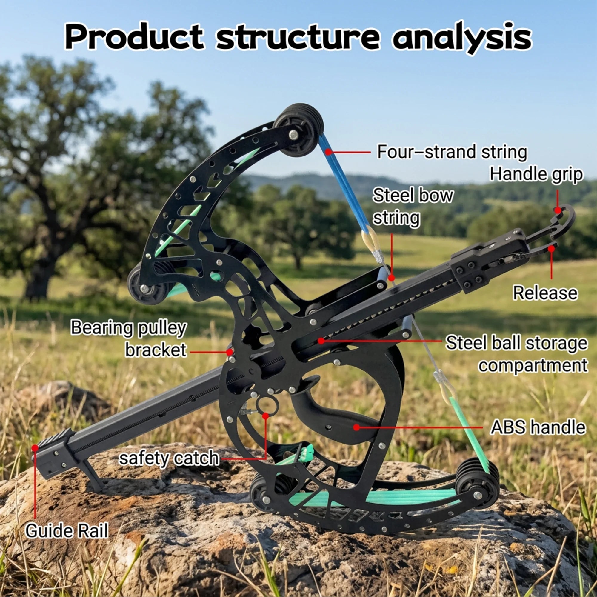 50-round dragon-shaped crossbow