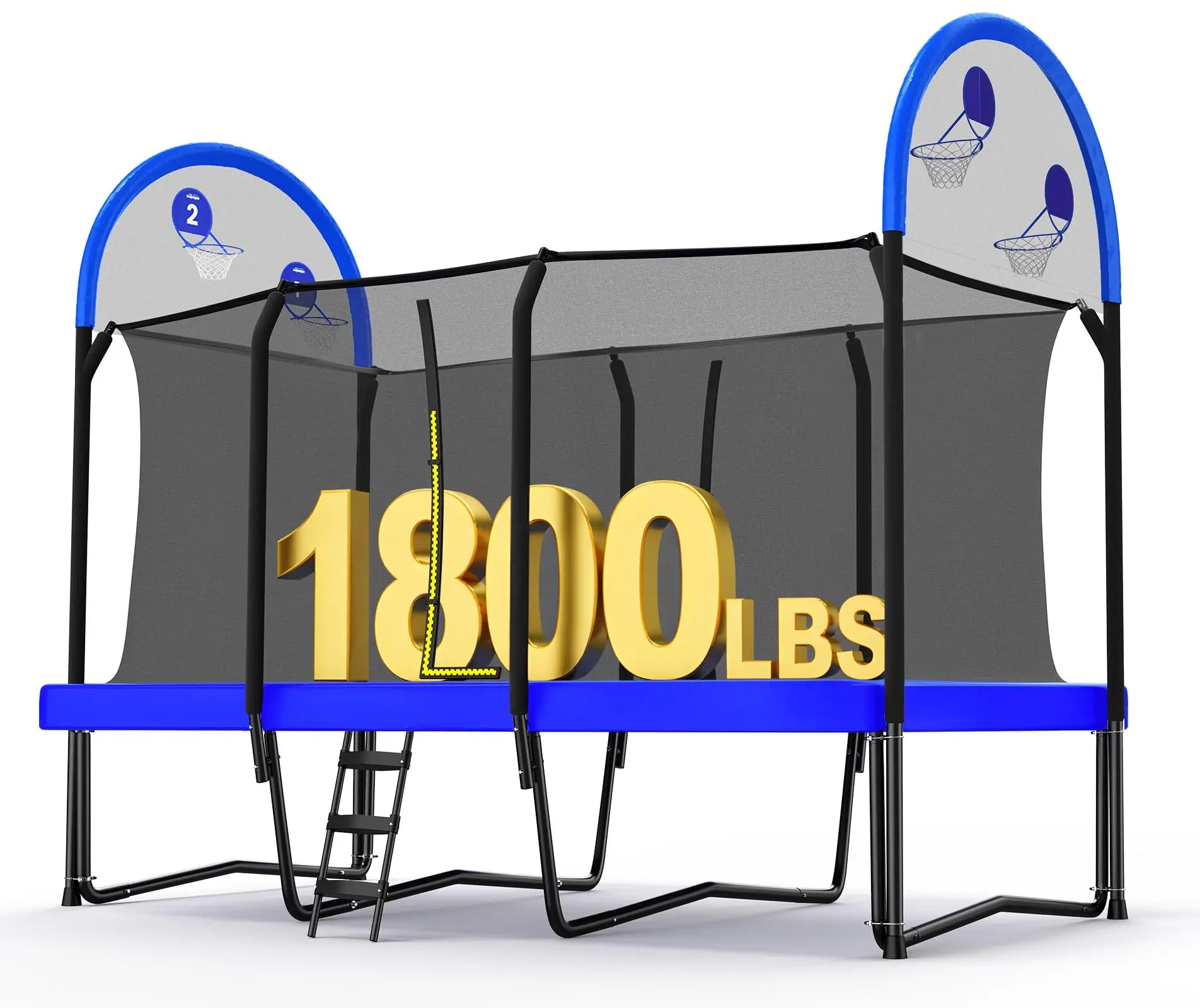 1800LBS Weight Capacity Rectangle Trampoline