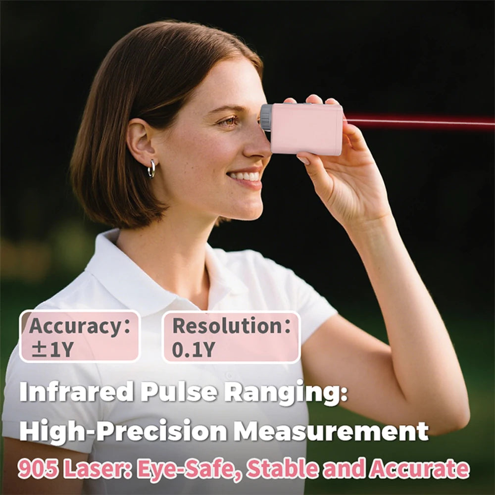 1200 Yards Golf Rangefinder 6X