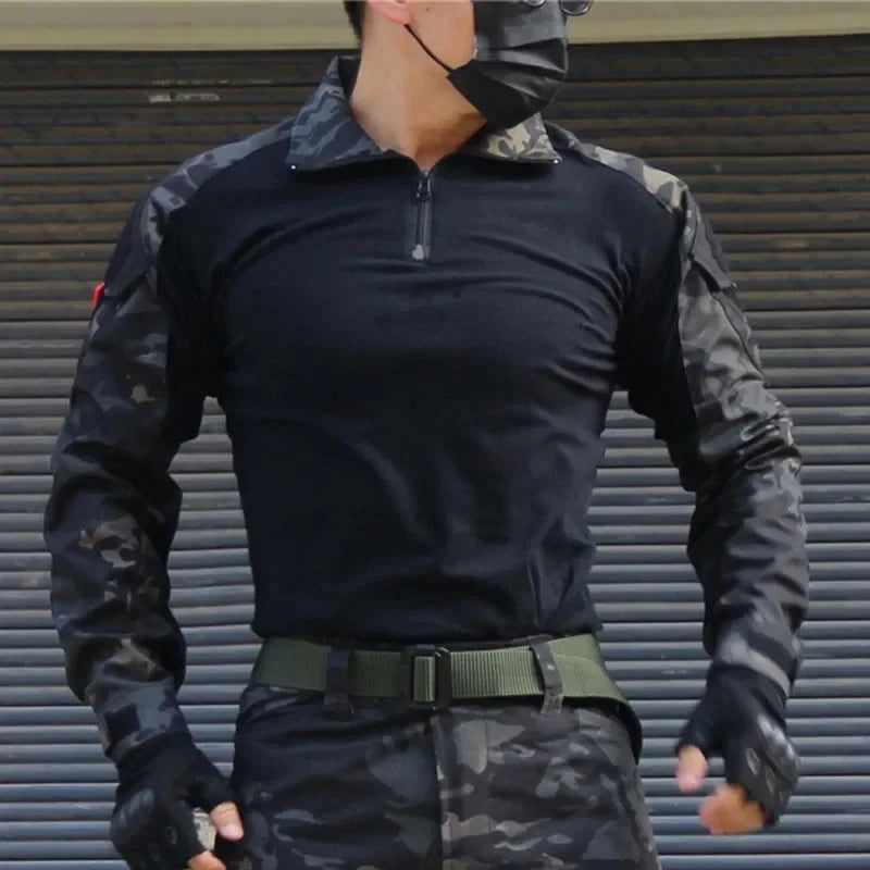 Tactical T-Shirts Men Camouflage