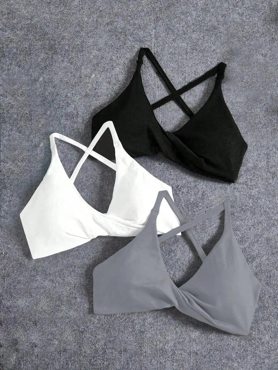 3PCS Seamless Yoga Sports Bra Set