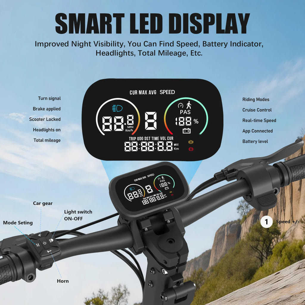 1200W Off Road Electric Scooter for Adults